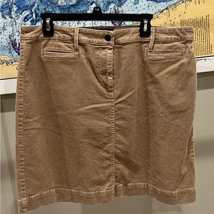 Talbots 16p khaki skirt